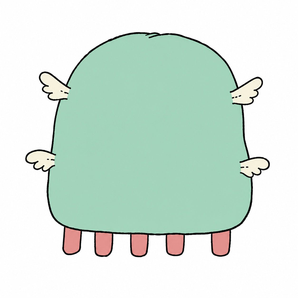 异界雾气与奇异生物的意象插图